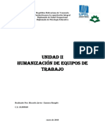 Unidad 2. Diplomado de Salud Ocupacional.