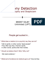 Balony Detection: Philosophy and Skepticism