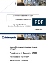 Supervision NTCSER Calidad Producto
