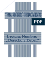 Nombre - Derecho y Deber