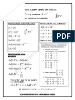 Formulario Algebra Lineal 1er Parcial