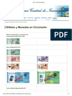 BILLETES Banco Central de Nicaragua PDF