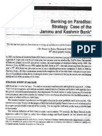 Banking on Paradise - Strategy of the Jammu &amp; Kashmir Bank