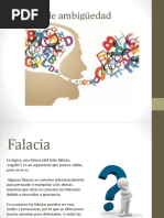 Falacias de Ambigüedad