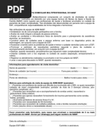 Ficha Para Solicitação de Assistência Domiciliar Multiprofissional Do Nasf