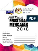 Rekod Persediaan Mengajar 2018 (Designed by Elrine Johini)