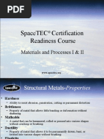 Spacetec Certification Readiness Course: Materials and Processes I & Ii