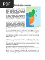 Diferendo Belice y Guatemala