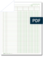 FORMATO DE CONTABILIDAD Concepto 4 Columnas Papeleria y Cyber Beng