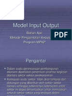 Bahan Kuliah Ke 3 MPK 2 Input Output Model
