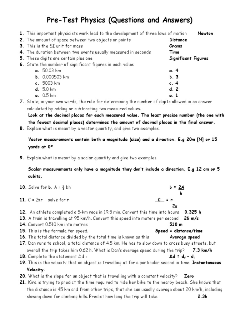 physics-unit-test-questions-and-answers-1-speed-acceleration