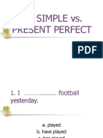 Past Simple vs. Present Perfect Exercises