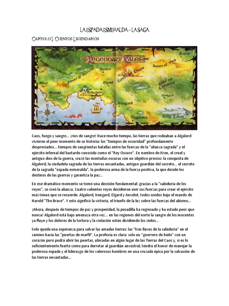 La Espada Esmeralda: La Saga de Algalord | PDF | Demonios | Magia ...