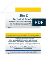 Site C Cabinet Briefing Updated 