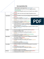 Year Long Guidance Plan