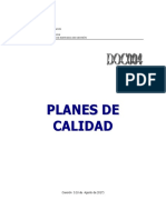 Planes de Calidad