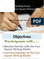 Using The Four Square Writing Method: Building Essays