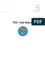 Finite Element Analysis Test Stand