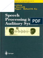 Speech Processing in The Auditory System