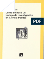 Como Se Hace Un Trabajo de Investigacion en Ciencia Politica Elisa Chulia Marco V Agullo PDF