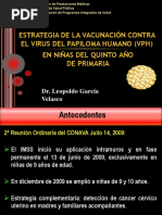 3.-Estrategia de Vacunación Vph