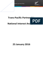 Trans-Pacific Partnership National Interest Analysis, 25Jan2016 (NEW ZELAND).pdf