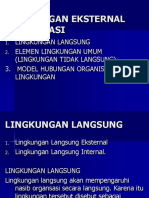 4 - Lingkungan Eksternal Organisasi