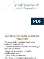 GMP Requirements for Ophthalmic Preparations Seminar