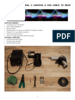 Hacking A Vga Cable To Bend Video Into Audio: RGB - Vga.Volt Tutorial 2