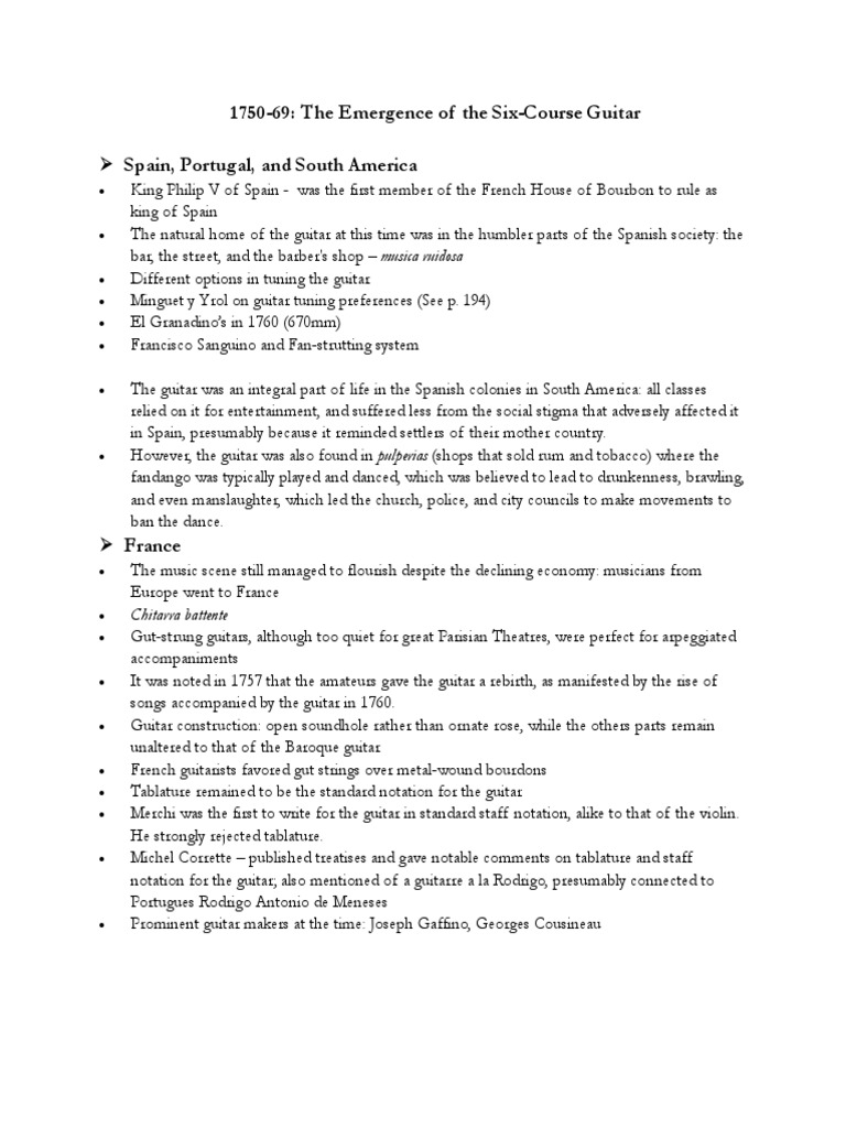 Handouts PDF Guitars Composers