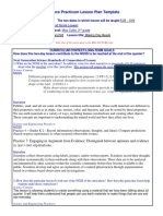 Science Practicum Lesson Plan Template