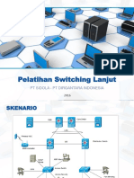 Pelatihan Switching Lanjut: PT Sidola - PT Dirgantara Indonesia