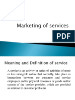 Marketing of Services