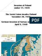 Soviet Invasion of Poland and Germany's 1940 Campaigns