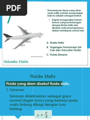 Penerapan Fluida Dinamis Dalam Kehidupan Sehari Hari Rasanya
