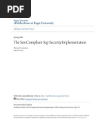 The Sap Security Implementation Micro