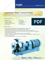 Stainless Steel Volute Pump