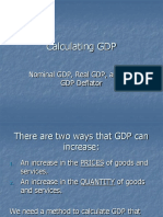 Calculating GDP: Nominal GDP, Real GDP, and The GDP Deflator