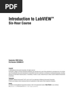 Introduction to LabVIEW Six Hours Course