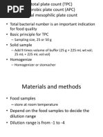 Aerobic Plate Count Methods Guide | PDF | Colony Forming Unit