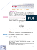 A. Cartesian Product and Analytic Plane: 1. Ordered Pairs