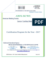 Senior Certified Welding Inspector Senior Certified Welding Inspector