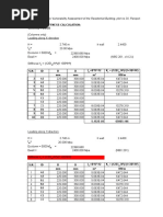 Centre of Stiffness Calculation: Ground Floor