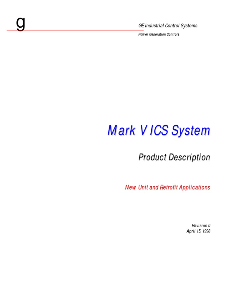 Mark V ICS System - GE Control-Turbine PDF | PDF | Programmable Logic ...