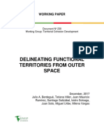 Delineating Functional Territories From Outer Space