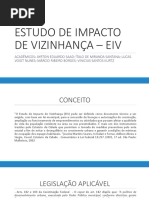 Estudo de Impacto de Vizinhança – Eiv