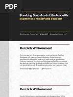 Breaking Drupal Out of The Box With AR and Beacons (DrupalCon Vienna Session)