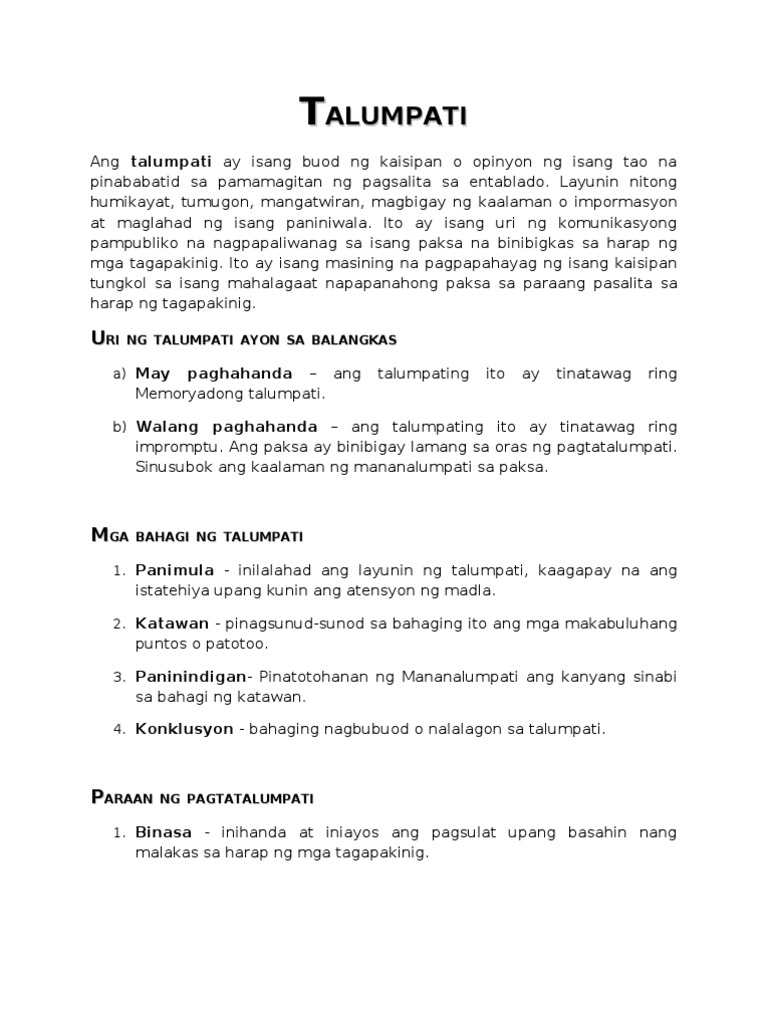 TALUMPATI  PDF