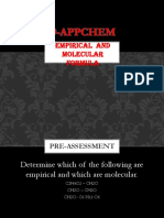 9-Appchem: Empirical and Molecular Formula