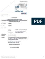 Constancia de Trámite - Duplicado de DNI PDF